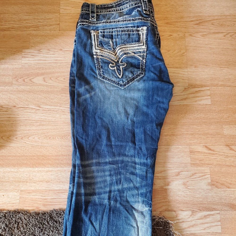 Mens Rock Revival Jeans Size 40 “Auster” Boot